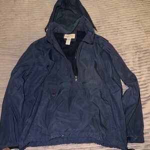 St. John's Bay Dark Blue Windbreaker